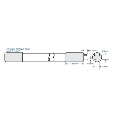 Lıghtech E-105 GPH436T5LCA4C EAC UV Lamba