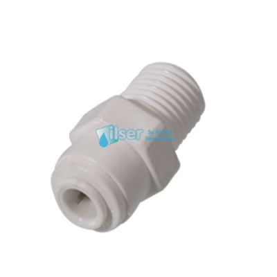 Double Male Connector, 1/4”, Jaco